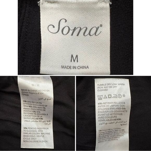 Soma Halter Black Gray Striped Maxi Dress - Picture 12 of 13